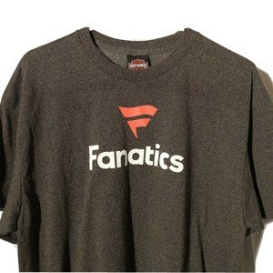 Harley Davidson Men's Large Gray Fanatics Short Sleeve Graphic Print T Shirt